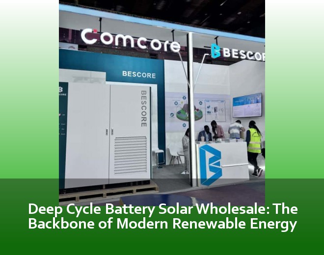 Deep Cycle Battery Solar Wholesale: The Backbone of Modern Renewable Energy